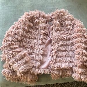 Faux fur jacket
